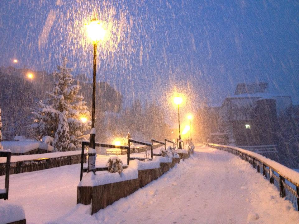Imagen de la nevada en Andorra el 15 de enero del 2013