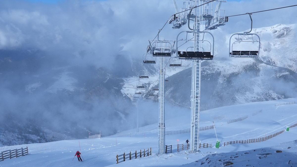 Grandvalira multiplica los kilómetros de esquí: Las nevadas permiten ofrecer 180 km esquiables