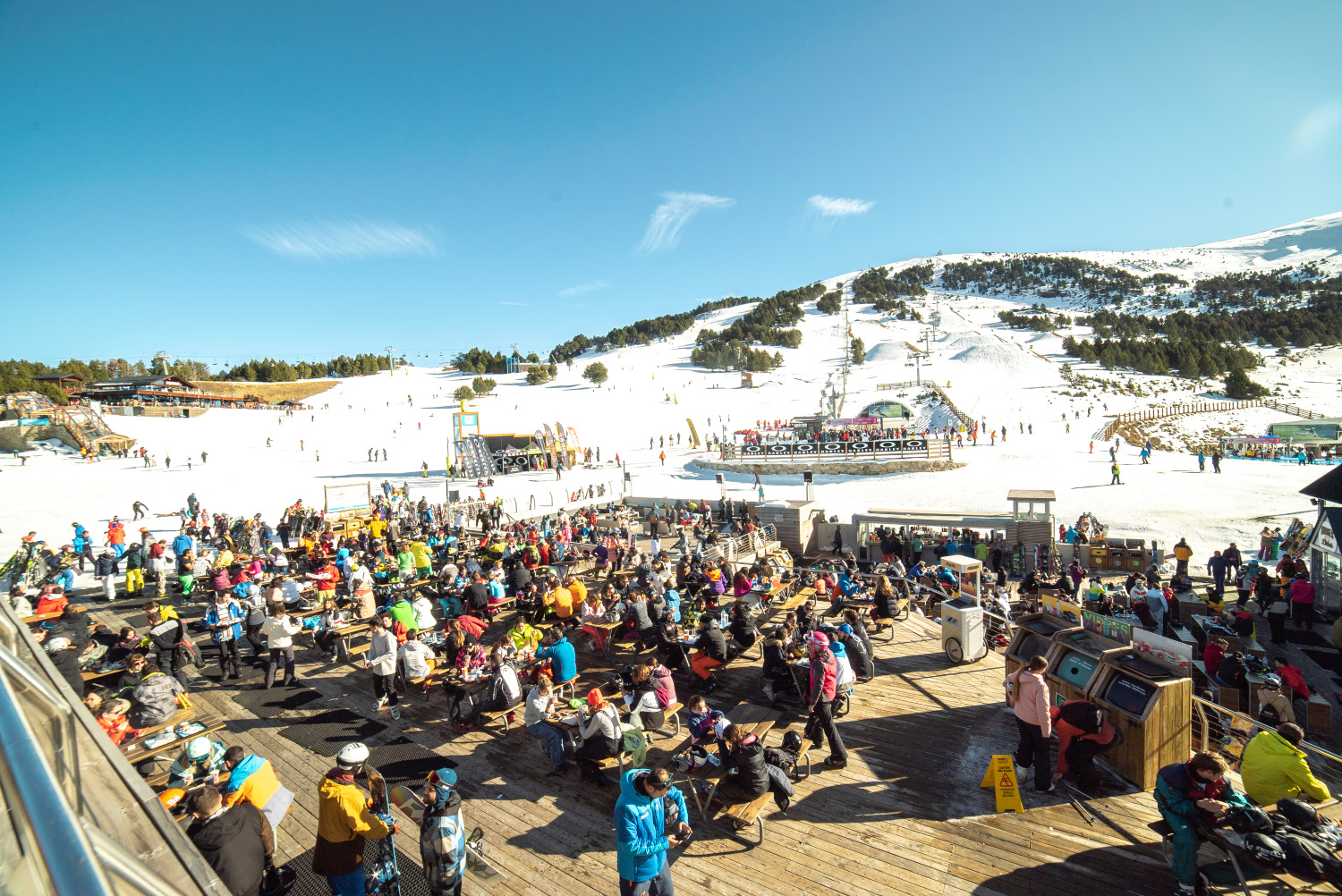 Grandvalira recibe 45.000 esquiadores durante el Puente, un 29% más que el año pasado
