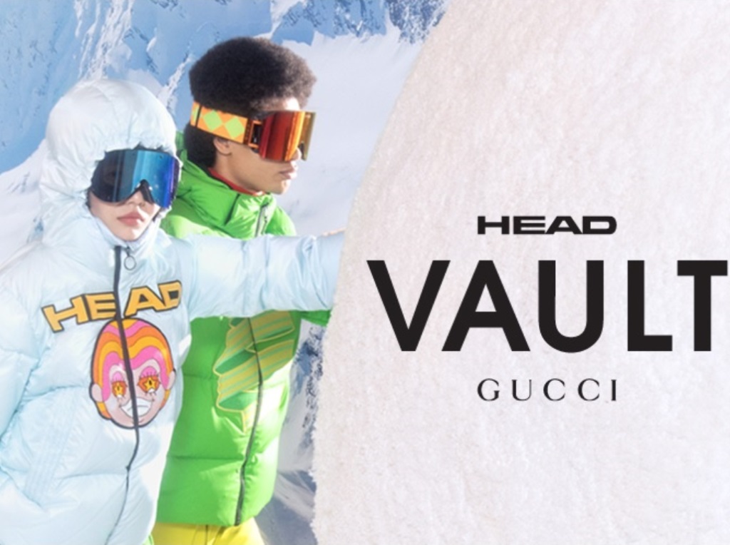 Gafas de esquí Gucci en inyección verde