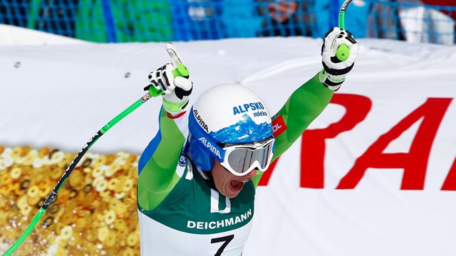 La 'dictadura' de Ilka Stuhec en la modalidad de descenso continua con el oro en St. Moritz