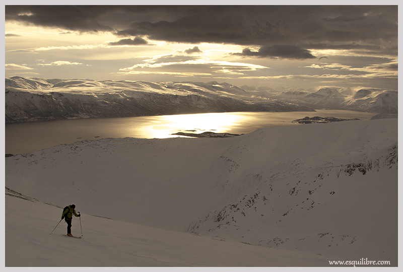 Lyngenalps, esqui en el ártico noruego
