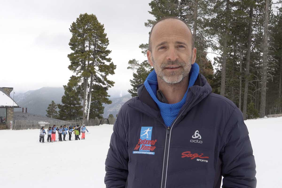 Albert Nadal (Tuixent La Vansa): “El esquí de fondo es muy completo, ideal para practicar solo o en familia”