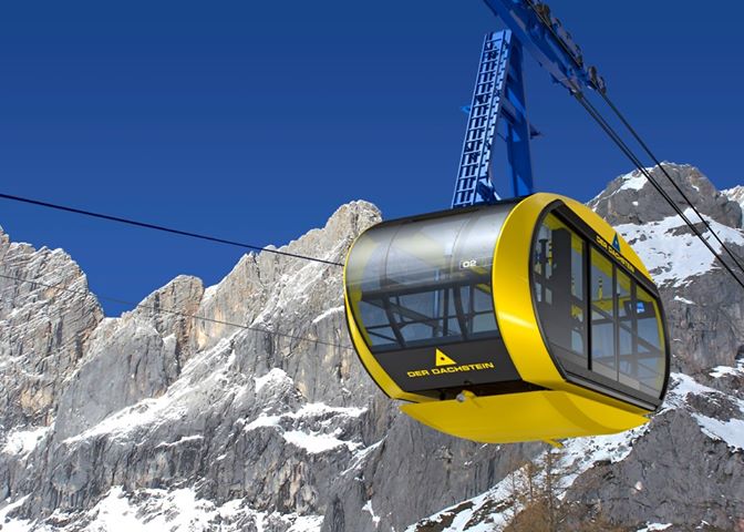 El nuevo teleférico Panorama de Dachstein, se prepara para su inauguración el próximo julio 
