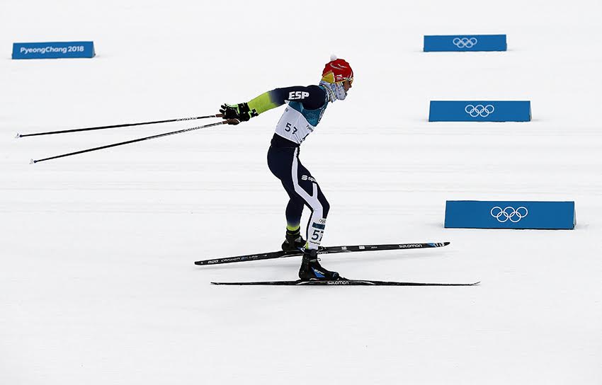 Imanol Rojo inicia la participación española con un 49º puesto en skiatlon