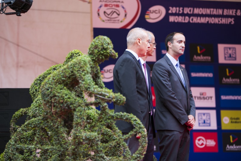 Brillante inauguración y primeras pruebas de los Campeonatos del Mundo UCI de mountain bike y trial 