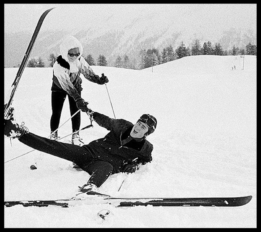John Lennon, el beatle que esquiaba en St. Moritz