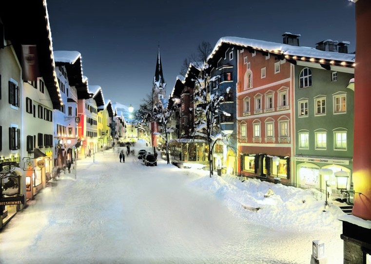 Kitzbühel es uno de los epicentros más internacionales del esquí de Austria