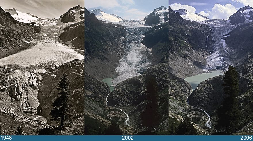 Los glaciares de los Alpes siguen acelerando hacia su extinción