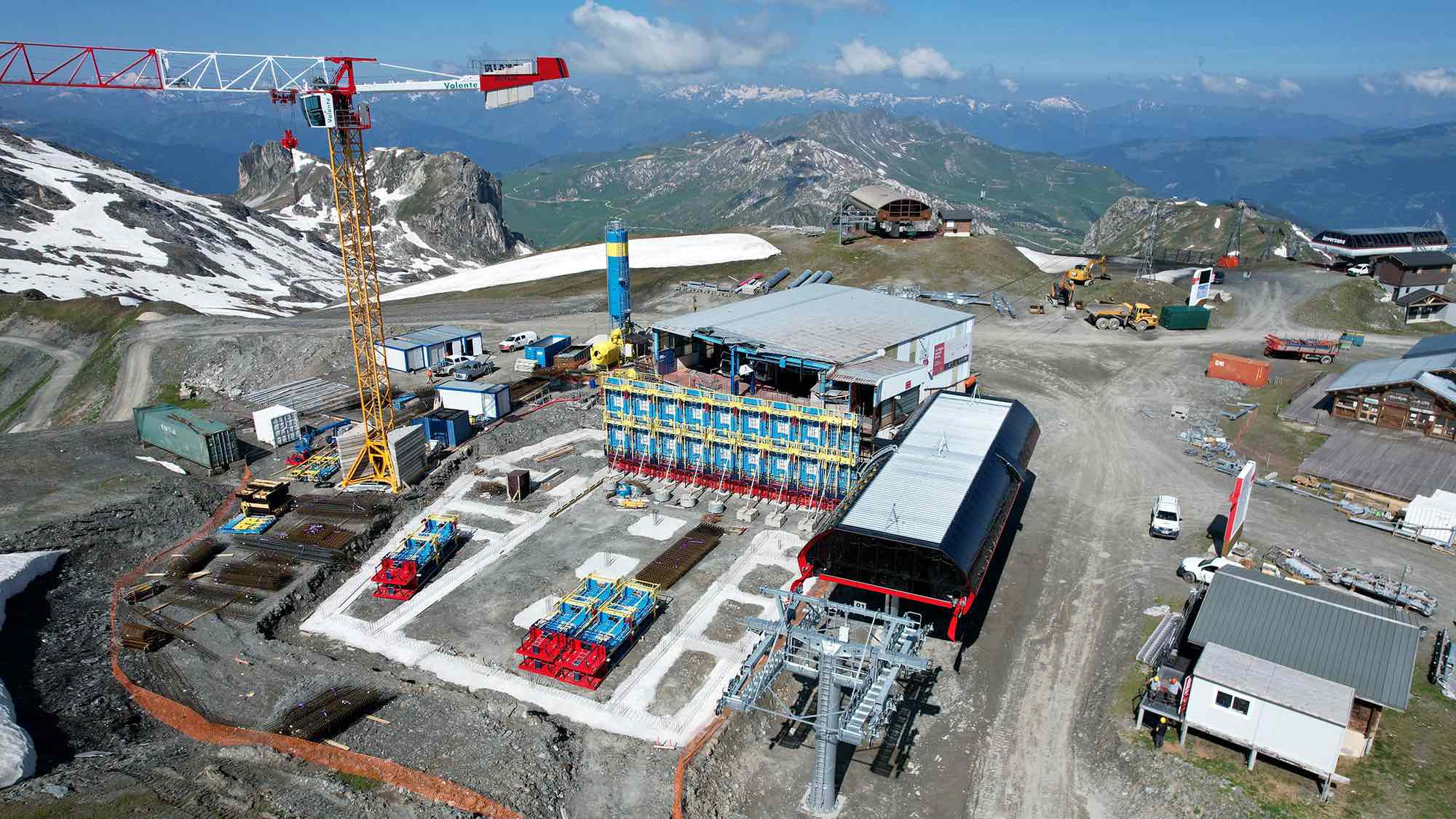 Finaliza la construcción del telecabina Glaciers de La Plagne