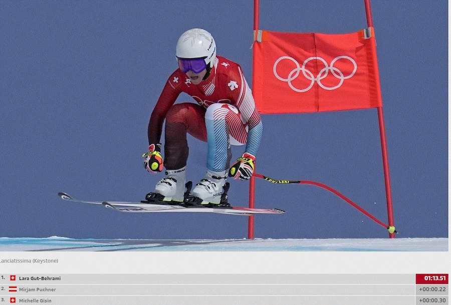 La suiza Lara Gut-Behrami gana su primer oro olímpico en el supergigante de Beijing