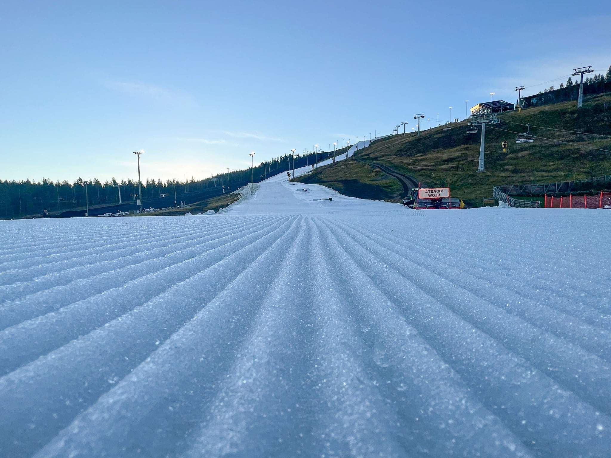 Arranca la temporada de esquí en Finlandia gracias al cultivo de nieve