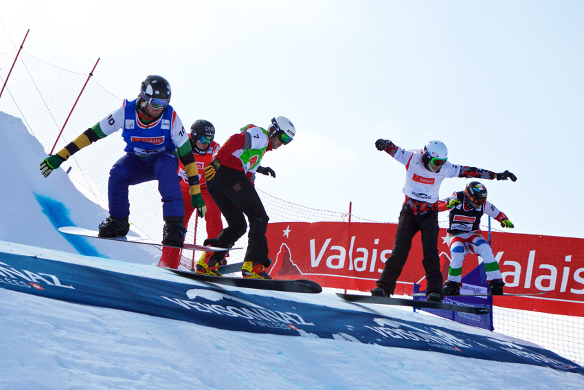 Éxito español en las Copas del Mundo de snowboard cross (SBX) FIS de Veysonnaz (Suiza)