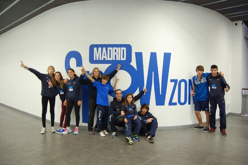 Ainhoa Ibarra y su club AISC preparan la temporada en Madrid SnowZone