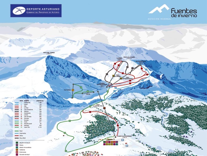 Asturias ampliará en 2015 el dominio esquiable de Pajares y Fuentes