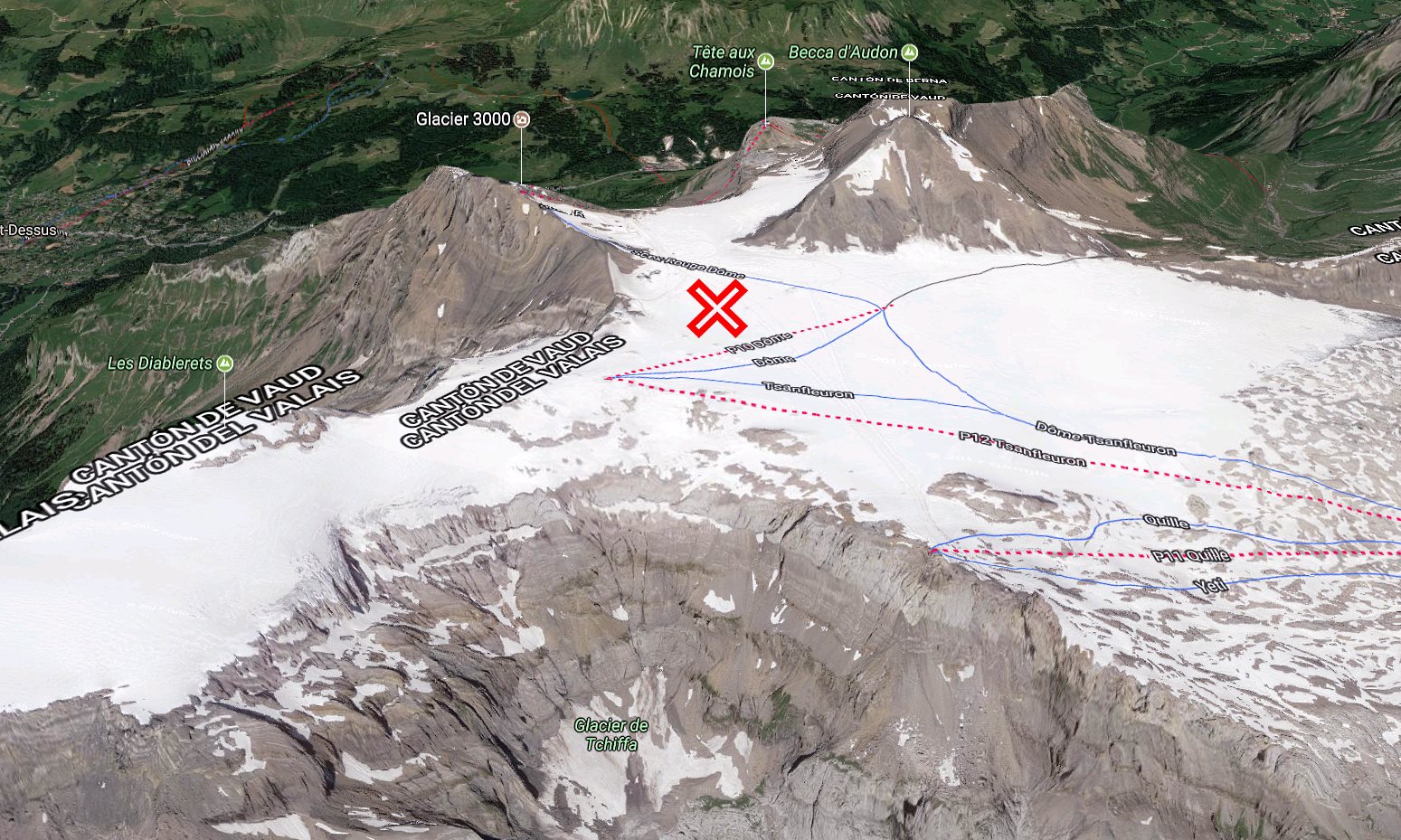 Encuentran a una pareja suiza desaparecida hace 75 años en un glaciar suizo