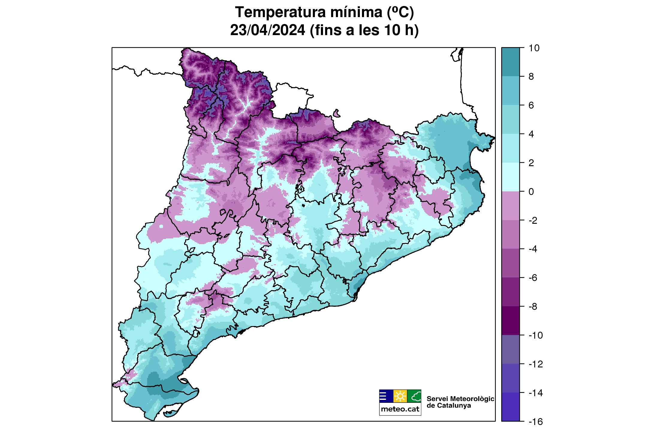 El día de Sant Jordi fue el más frío en Catalunya desde hace más de 20 años