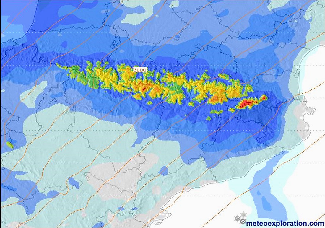 El invierno guardaba las nevadas para la primavera: nieve mañana por encima de los 1.800 metros