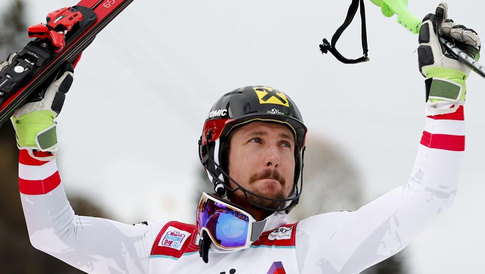 Histórica victoria de Hirscher en Schladming, iguala a Hermann Maier en triunfos