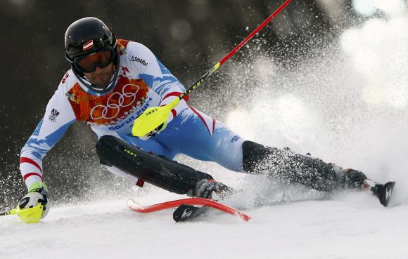 Mario Matt gana la medalla de oro en el slalom de Sochi 