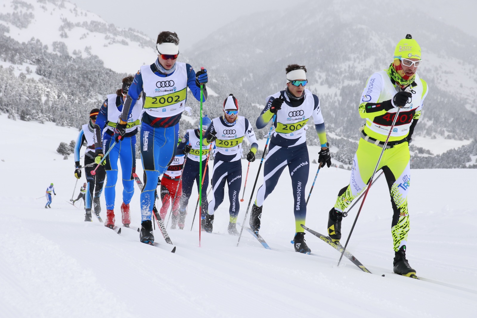 Más de 900 participantes en la 40ª edición de la Marxa Beret marcada por el frío y la nevada