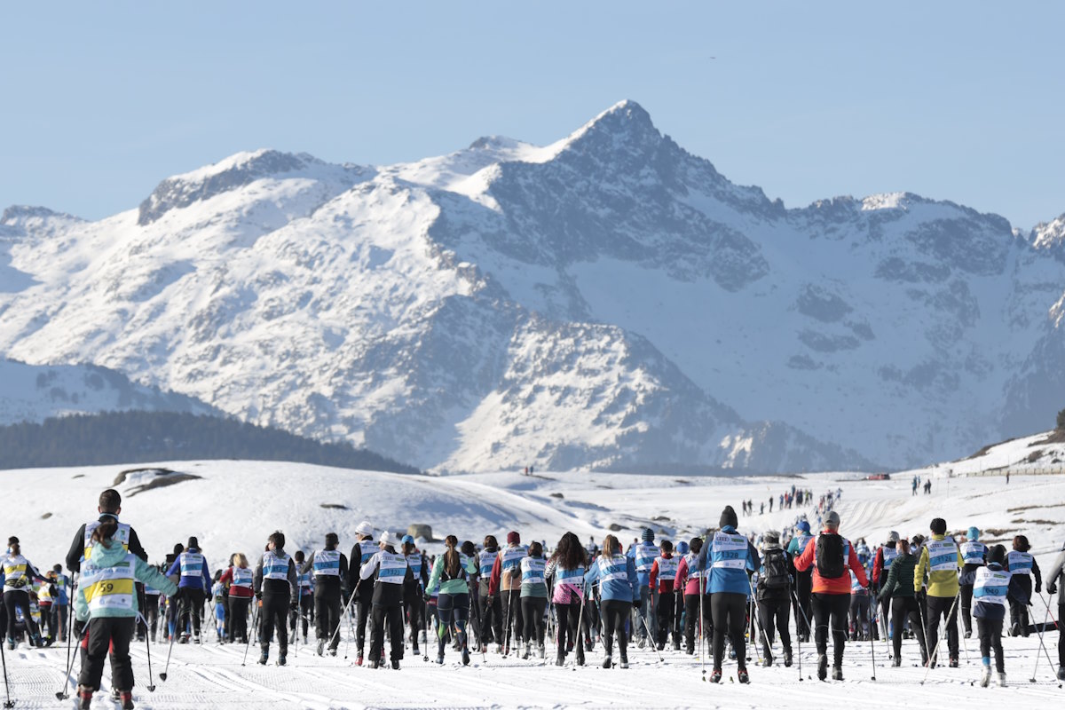 Más de 700 esquiadores de fondo participan en la 44 edición de la  Marxa Beret
