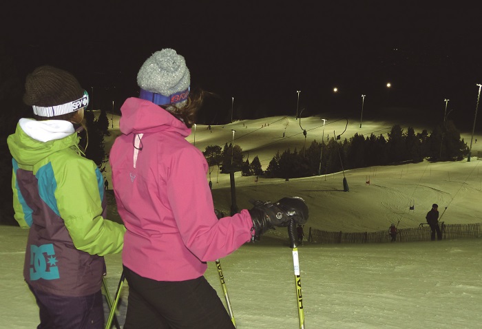 Esquí nocturno en Masella. Atudem/Esquí España