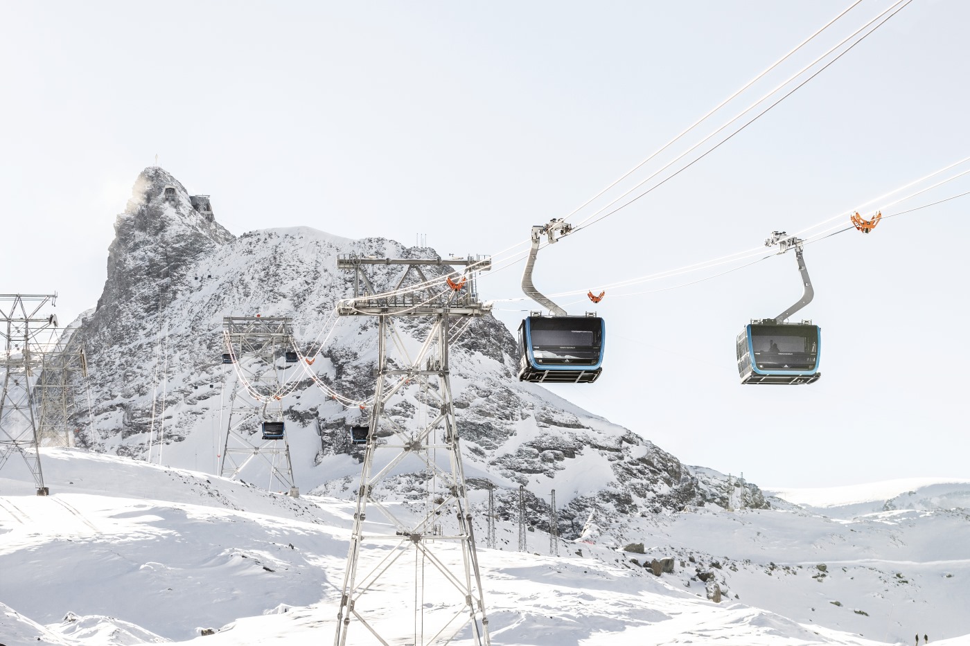 La conexión entre Zermatt y Monterosa para crear un área esquiable de 530 km más cerca