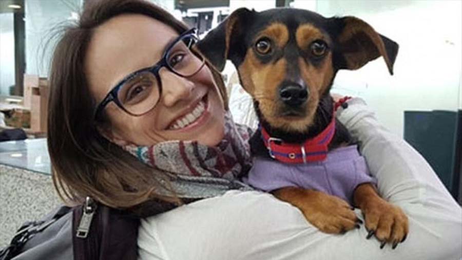Una patinadora olímpica salva a un perro salchicha que iba a ser cocinado en PyeongChang