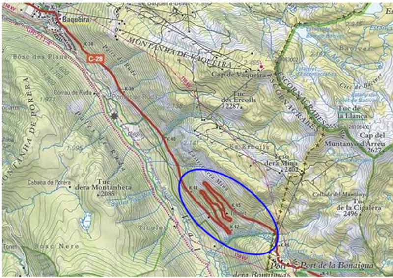 Adjudicadas las obras de mejora en la carretera de Bonaigua a Baqueira