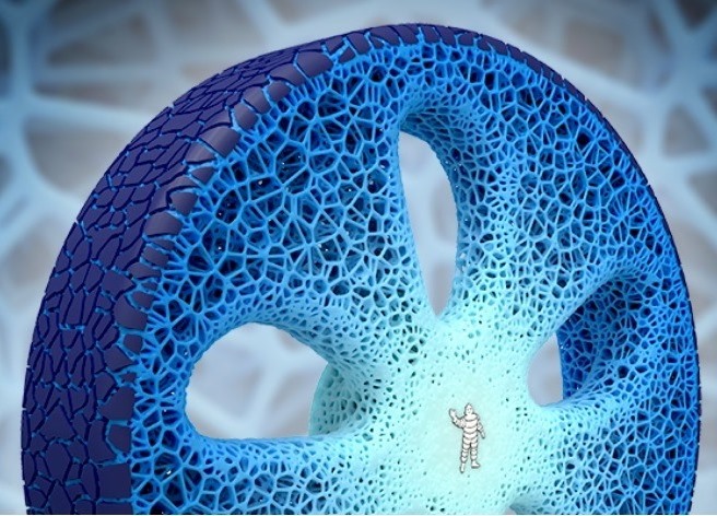 Michelin Vision: el "neumático" del futuro es reimprimible en 3D