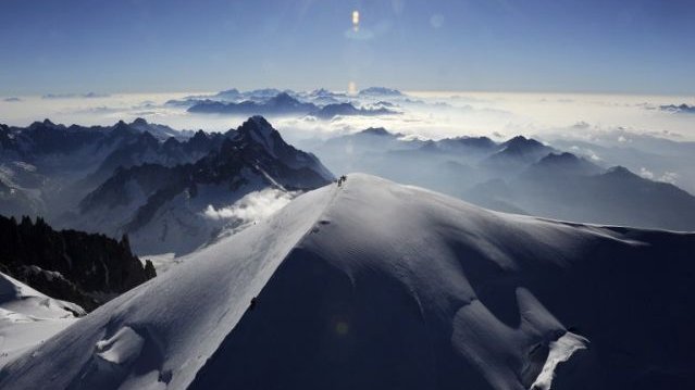 El Mont Blanc está creciendo
