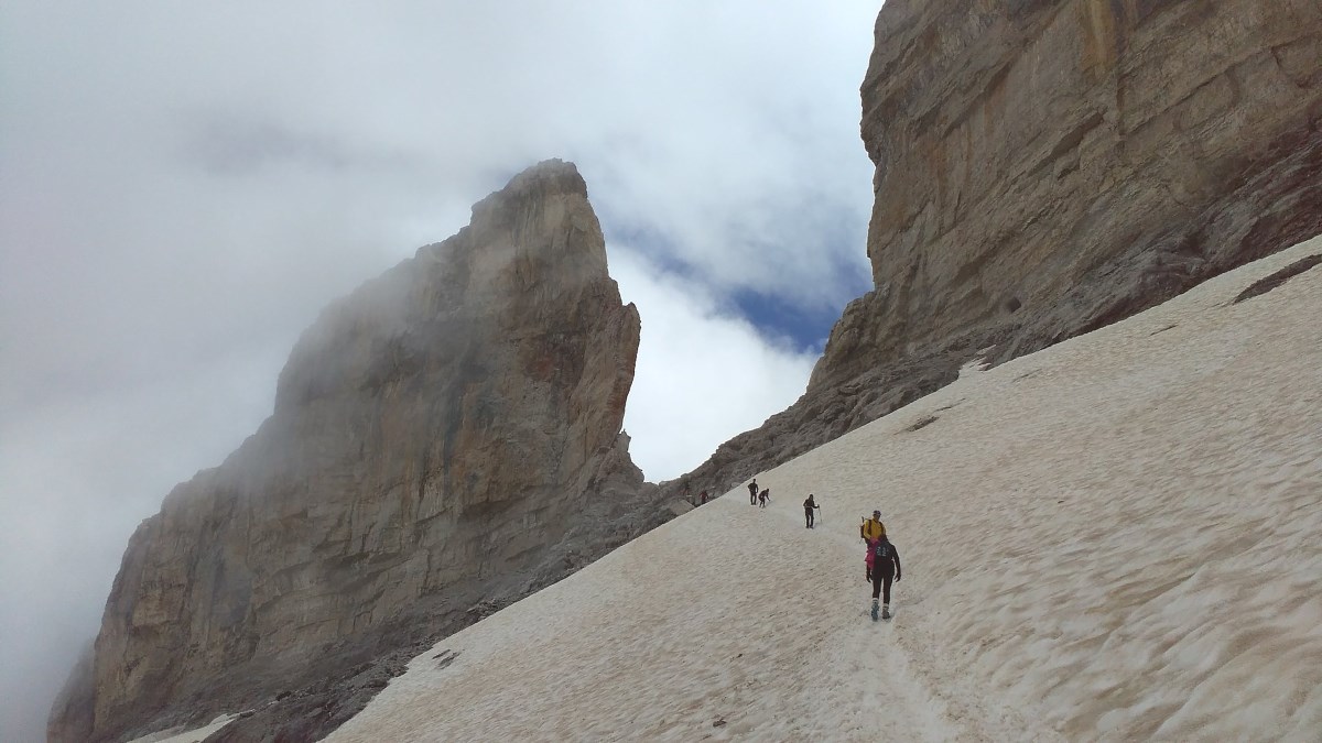 Muere un montañero belga en el Monte Perdido tras sufrir una caída de 100 metros