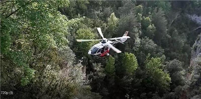Muere un barranquista francés tras caer en un rapel de 25 metros en la Sierra de Guara