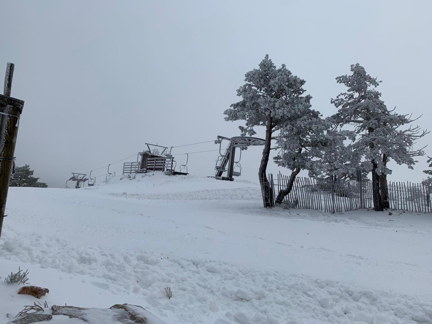 La estación de esquí del Puerto de Navacerrada abrirá este viernes, 1 de enero de 2021
