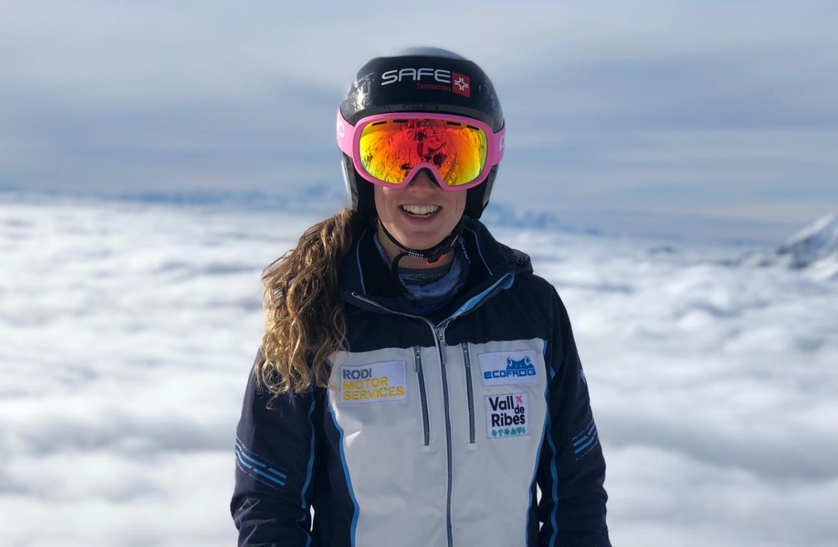 Núria Pau estará en Cortina este febrero. Se ha clasificado para los Mundiales de esquí