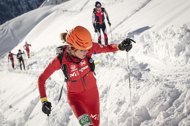 Laura Orgué optaba a podium en Copa del Mundo de Skimo en Verical Ski'race antes de la lesión