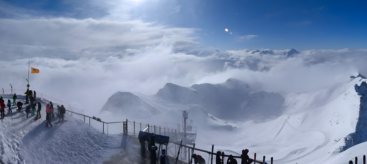 Las siete estaciones de esquí de Europa abiertas con más de cuatro metros de nieve