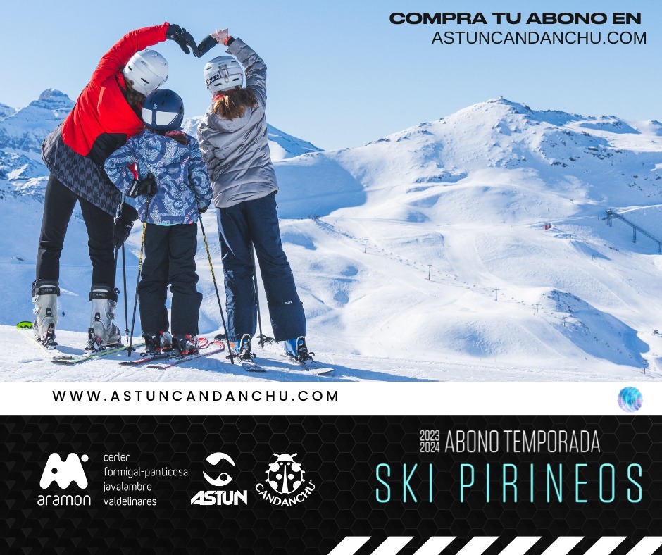 Aramón, Astún y Candanchú recuperan el forfait "Aragón Ski Pirineos”