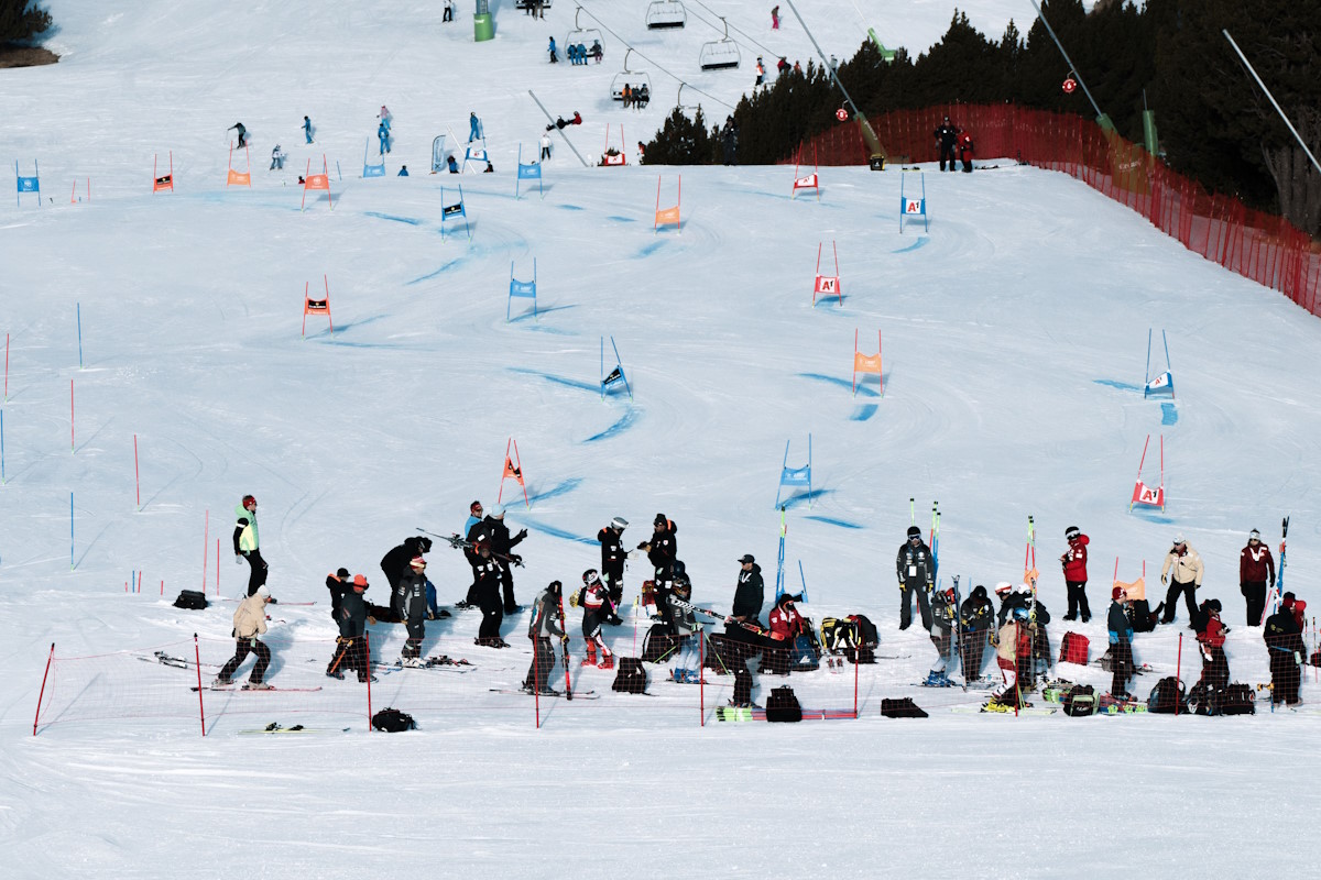 La pista Avet, lista para acoger a las mejores esquiadoras del mundo