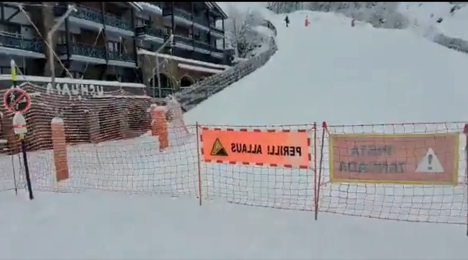 Vallnord cierra los circuitos de "skimo" de Arinsal por riesgo de aludes y algunos esquiadores hacen caso omiso