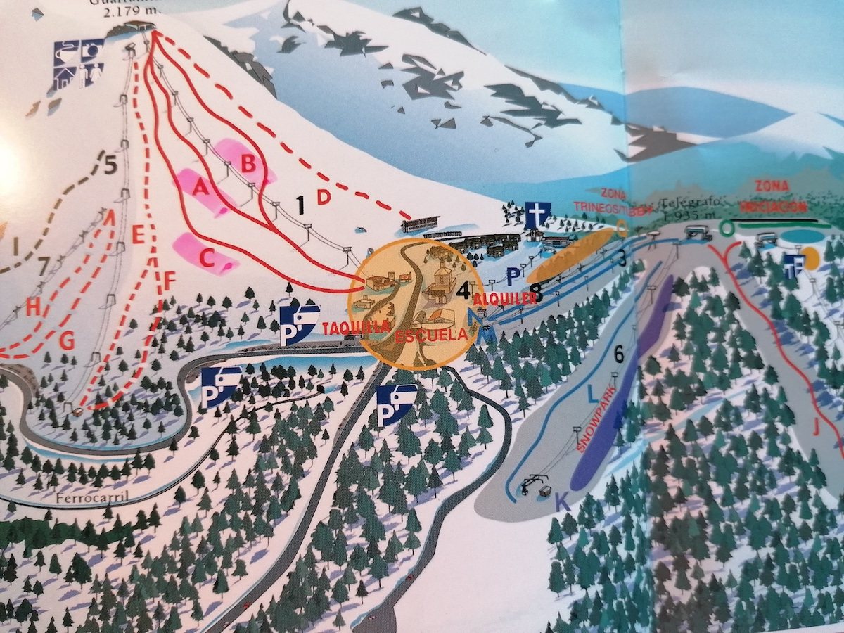 El plan de Salvemos Navacerrada para mantener el esquí en el Puerto incluye nieve "verde"