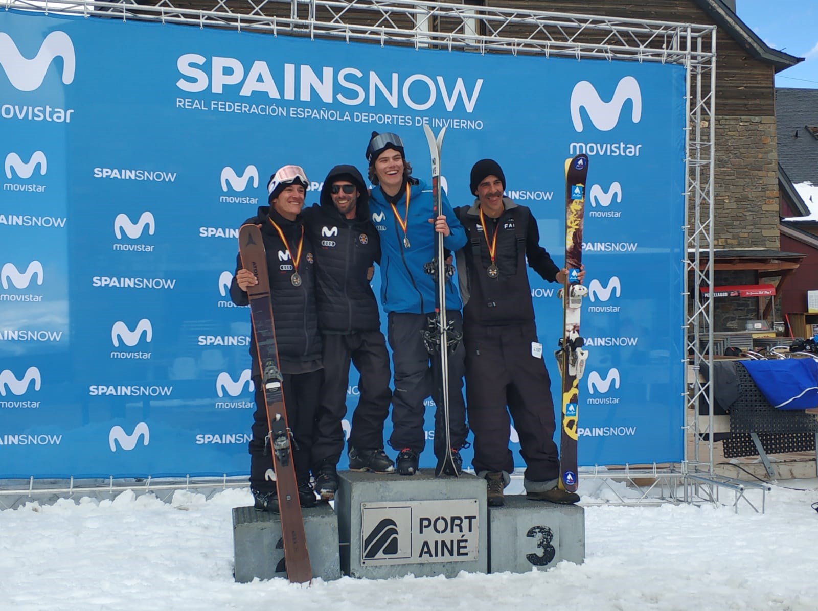 Thibault Magnin y Javi Lliso, 1º y 2º en los Campeonatos de España de SS disputados en Port Ainé