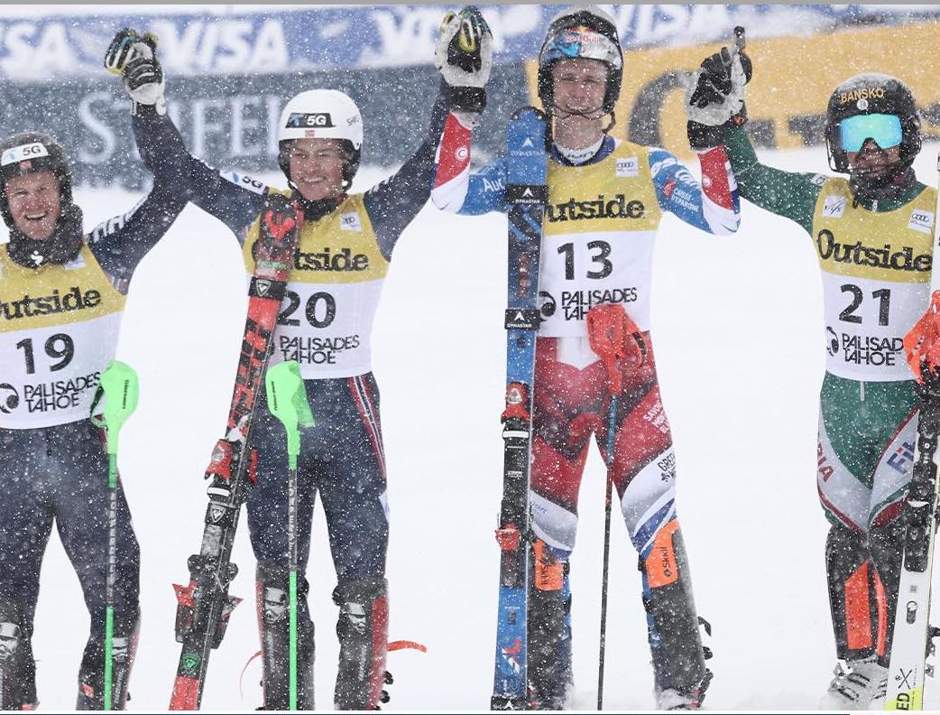 Steen Olsen consigue su primera victoria en la Copa del Mundo en un slalom de infarto en Tahoe