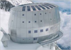 Inaugurado el nuevo y futurista refugio de Goûter en el Mont Blanc