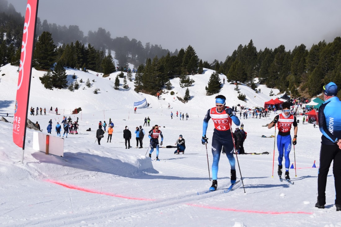 Imanol Rojo y María Iglesias tricampeones de España en los Cts. de Esquí de Fondo en Belagua