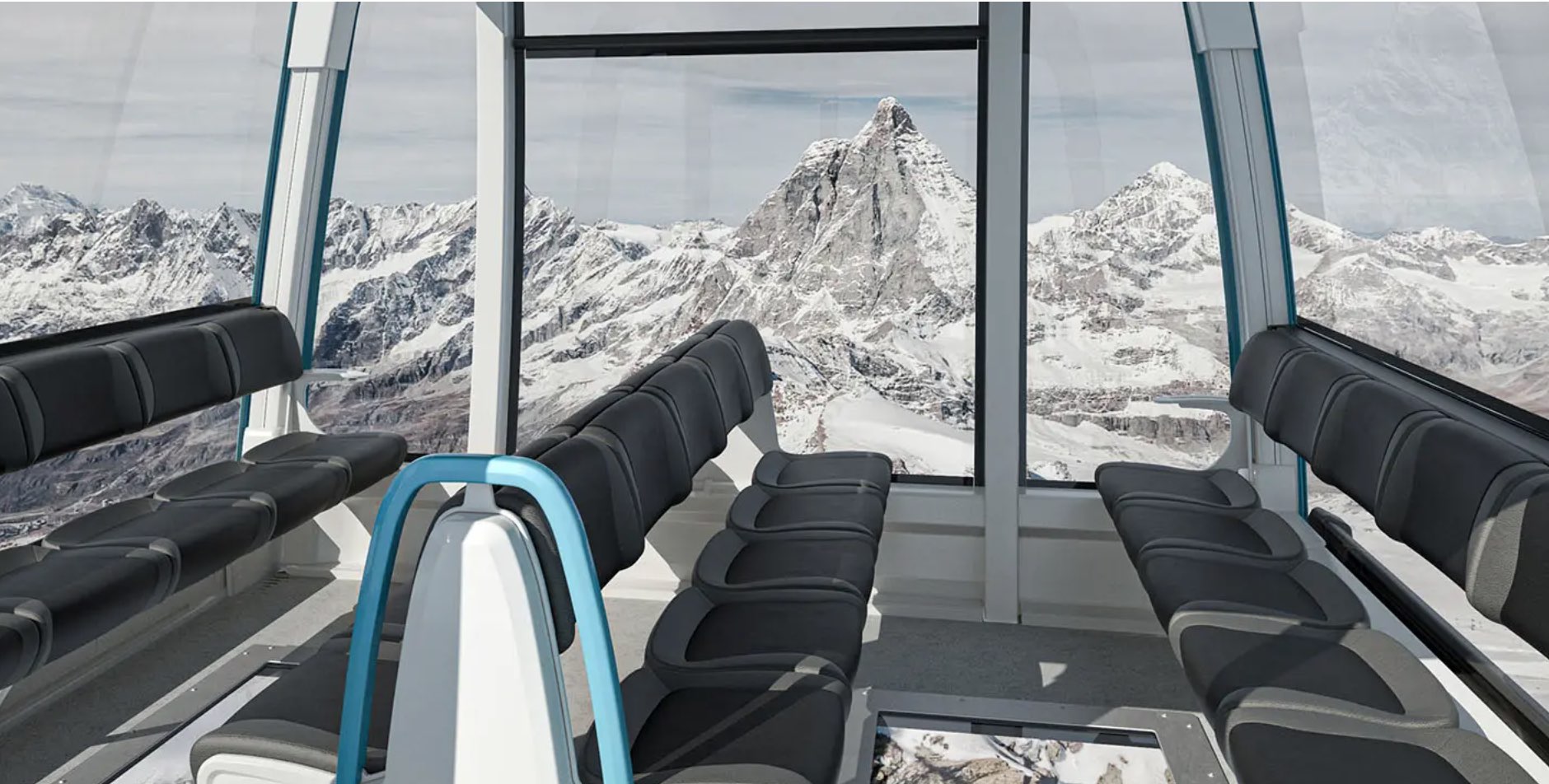 Lujo en el telecabina alpino más alto del mundo: 240 francos para ir y volver Zermatt-Cervinia