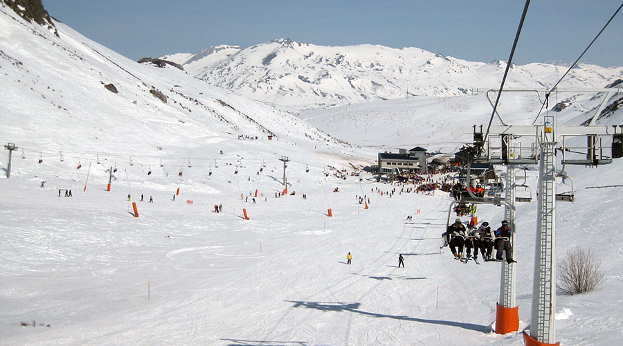 Imagen de la estación de esquí de San Isidro en León