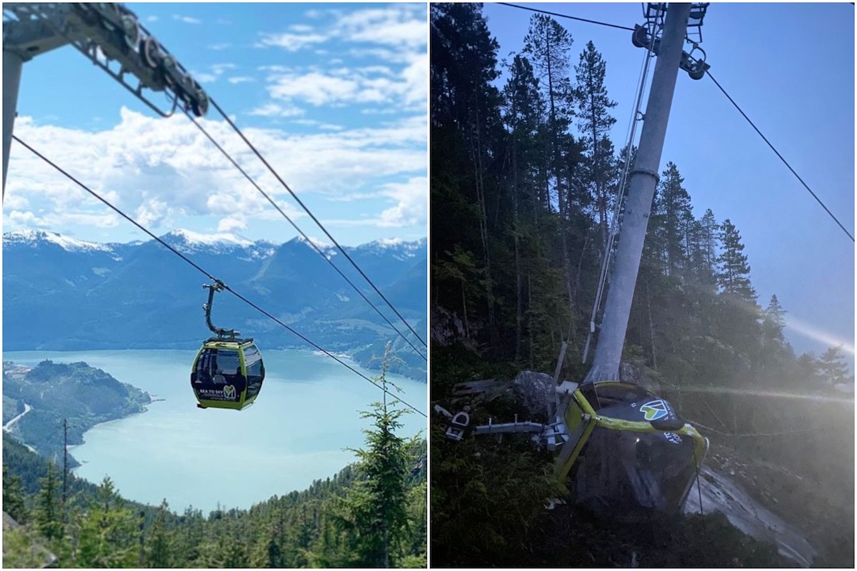 Segundo sabotaje contra el telecabina “Sea To Sky” de Squamish, en la Columbia Británica