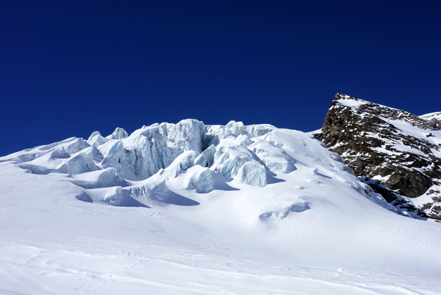 Glaciar de Saas Fee en Suiza. Foto: Gorka Oller